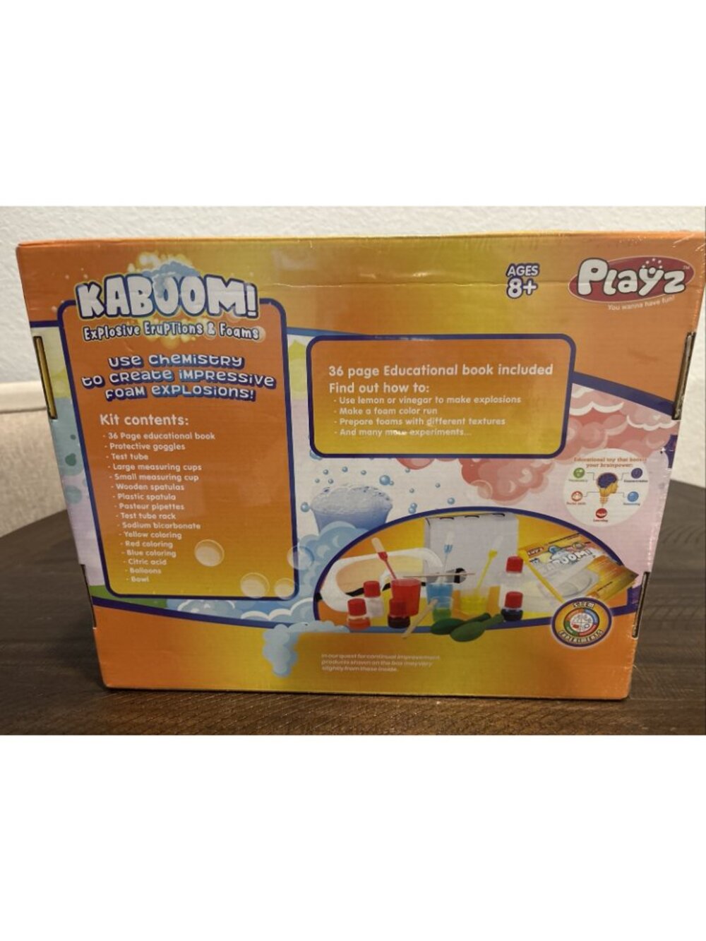 SEALED-Playz KABOOM Explosive Eruptions & Foams - Stem Experiments - Picture 2 of 9
